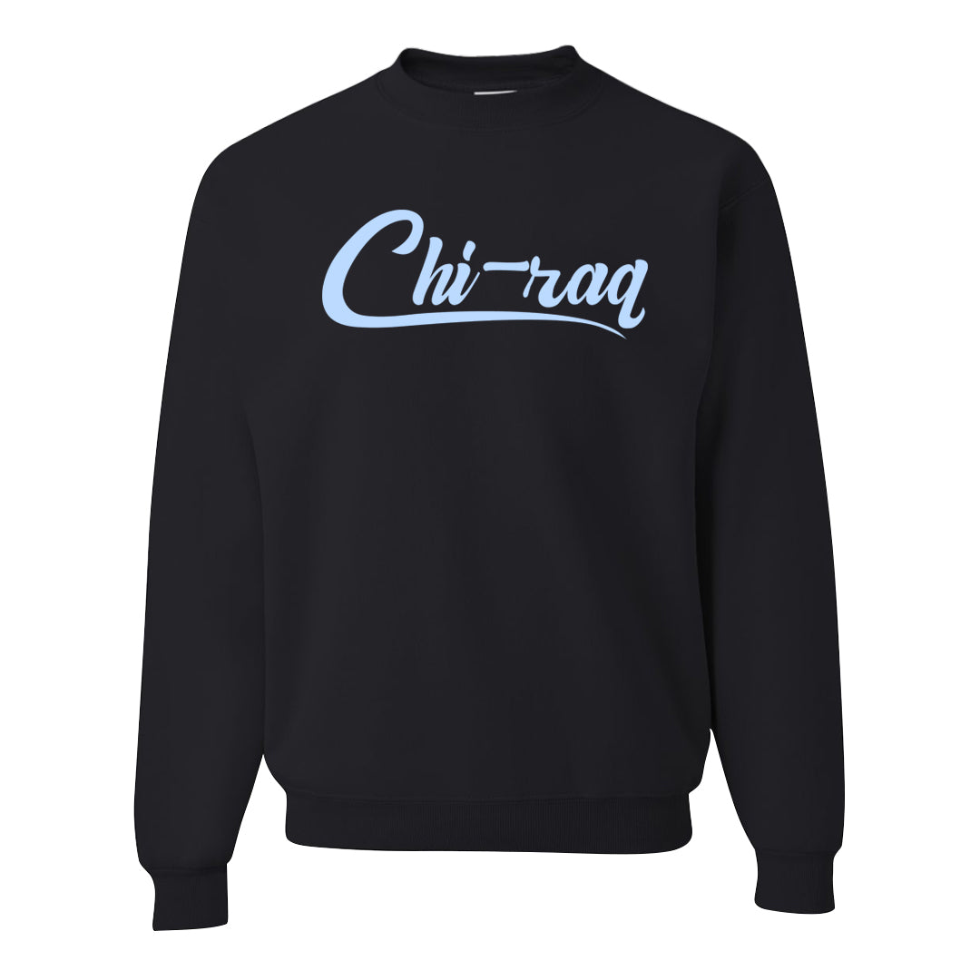 Cement Grey Low 11s Crewneck Sweatshirt | Chiraq, Black