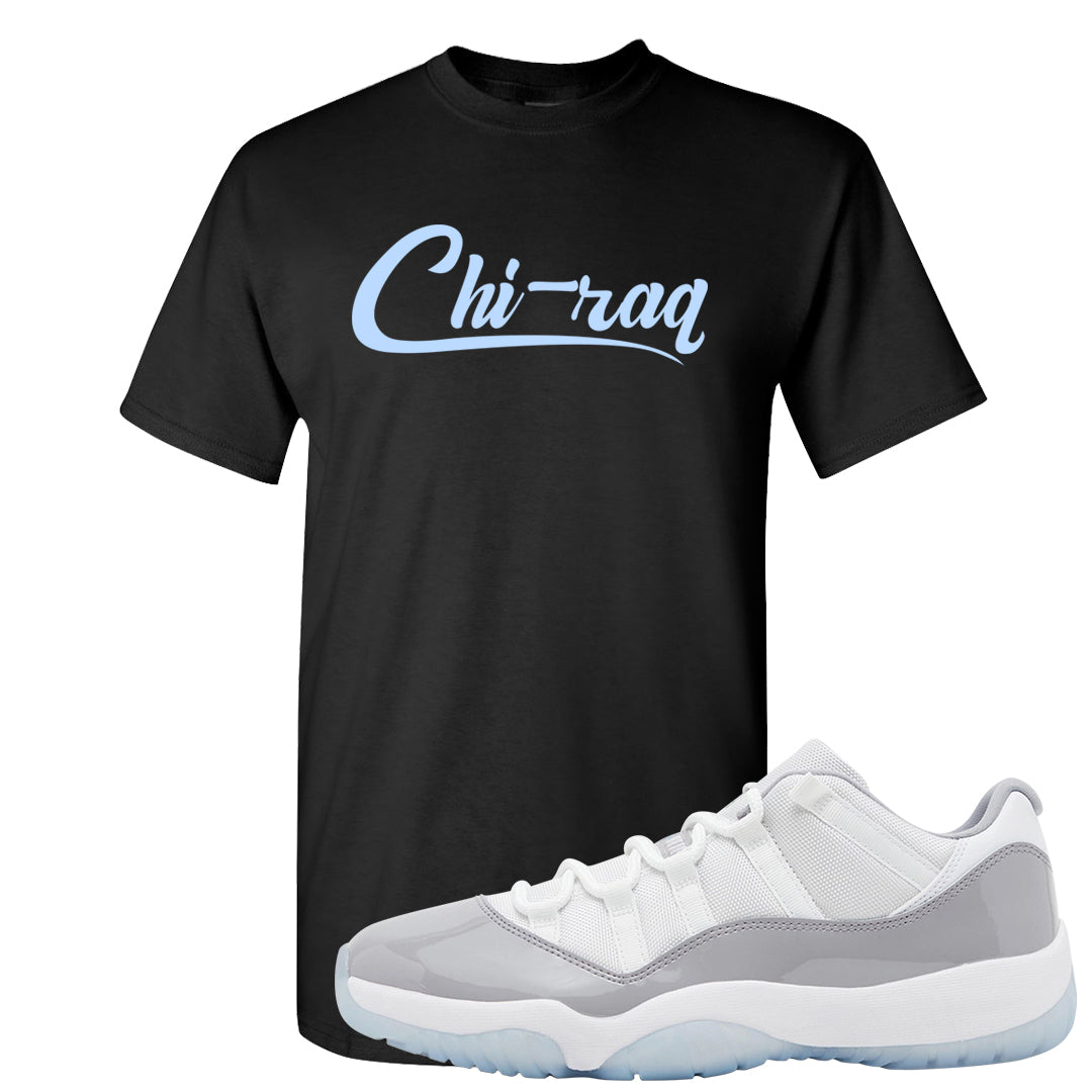 Cement Grey Low 11s T Shirt | Chiraq, Black