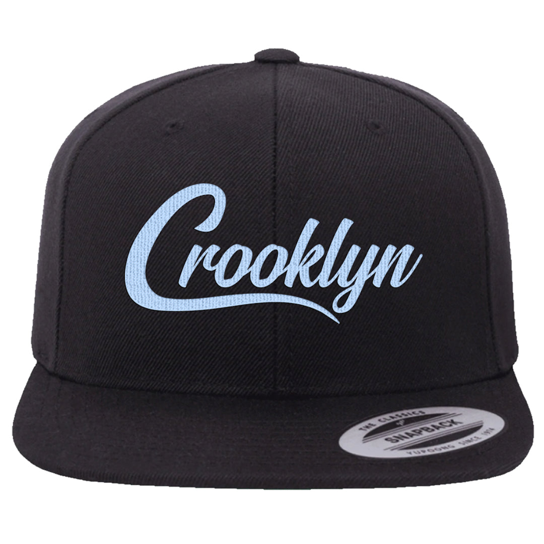 Cement Grey Low 11s Snapback Hat | Crooklyn, Black