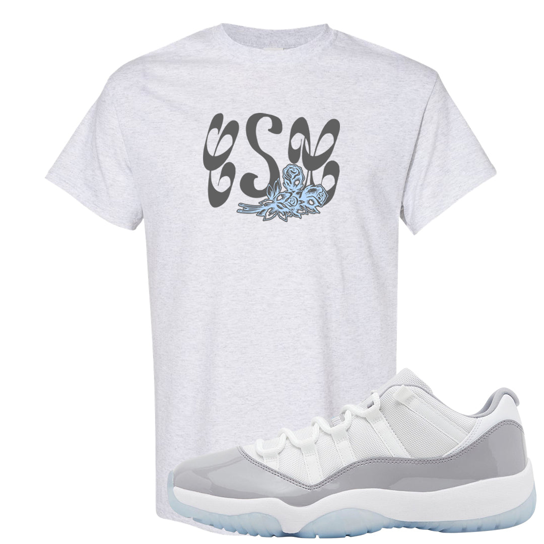 Cement Grey Low 11s T Shirt | Certified Sneakerhead, Ash