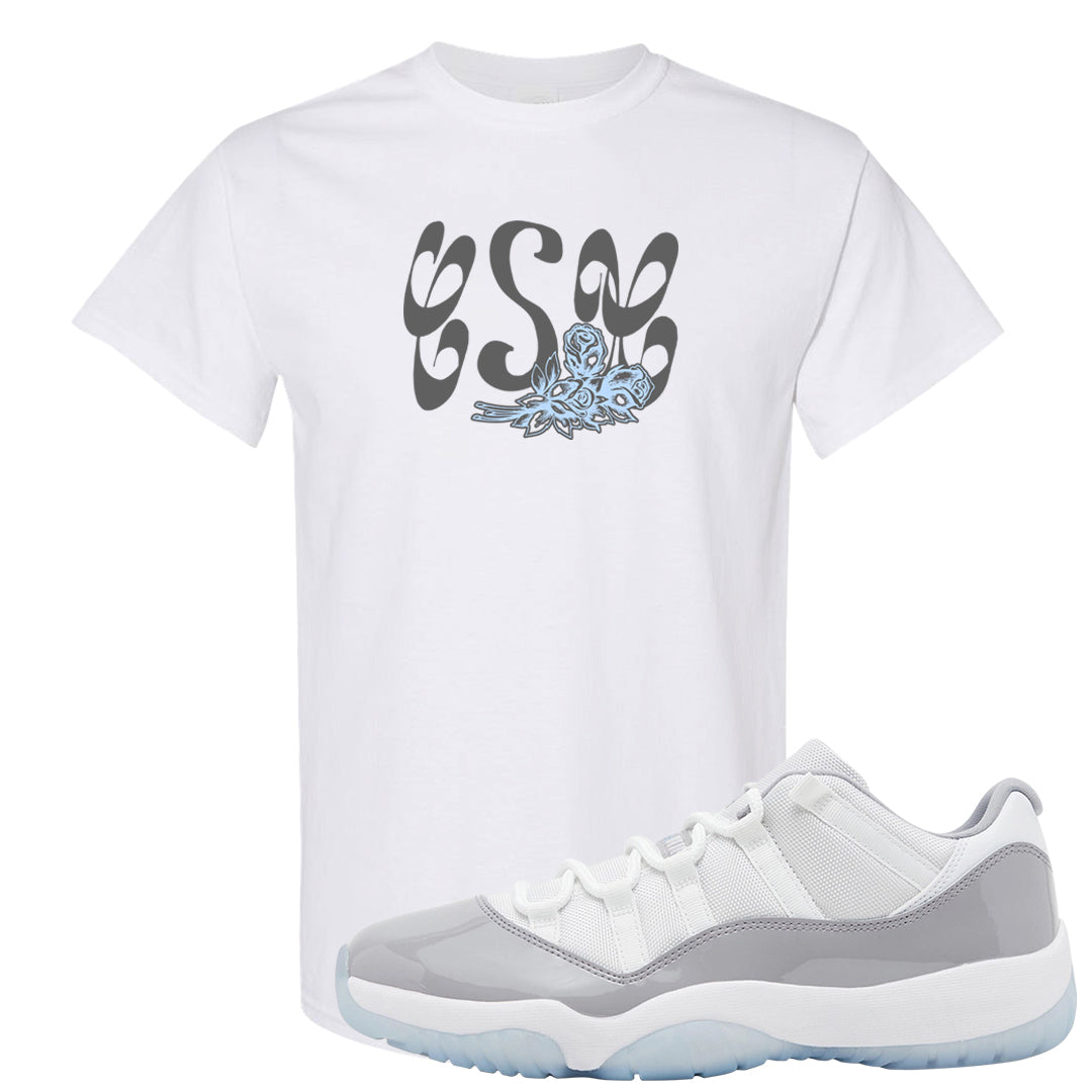 Cement Grey Low 11s T Shirt | Certified Sneakerhead, White