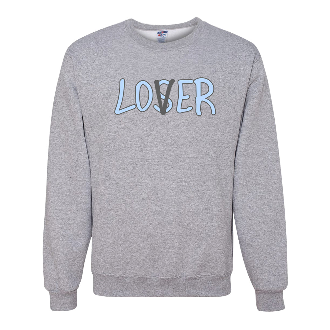 Cement Grey Low 11s Crewneck Sweatshirt | Lover, Ash