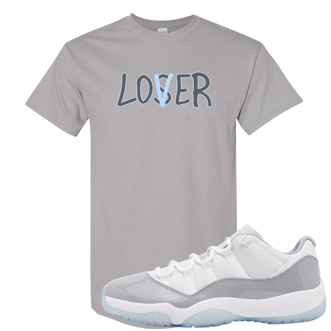 Cement Grey Low 11s T Shirt | Lover, Gravel