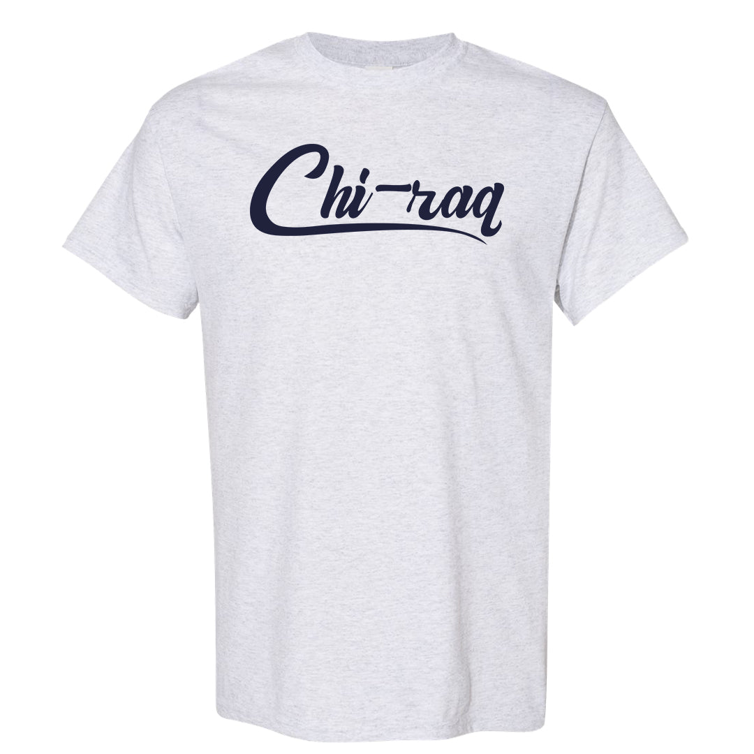 Midnight Navy Metallic Silver 11s T Shirt | Chiraq, Ash