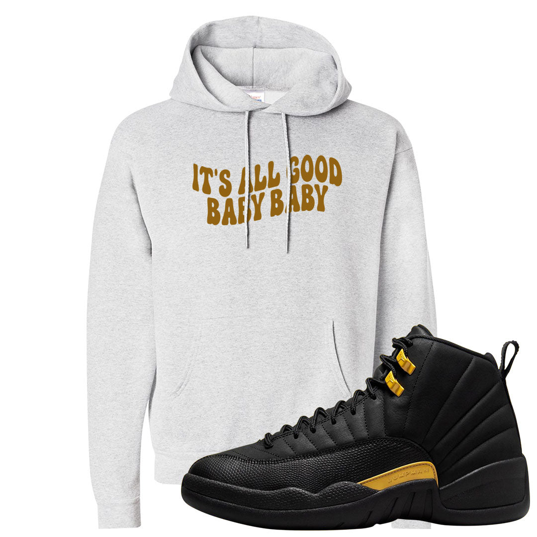 Black Gold Taxi 12s Hoodie | All Good Baby, Ash