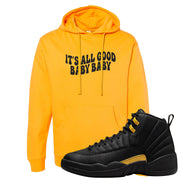 Black Gold Taxi 12s Hoodie | All Good Baby, Gold