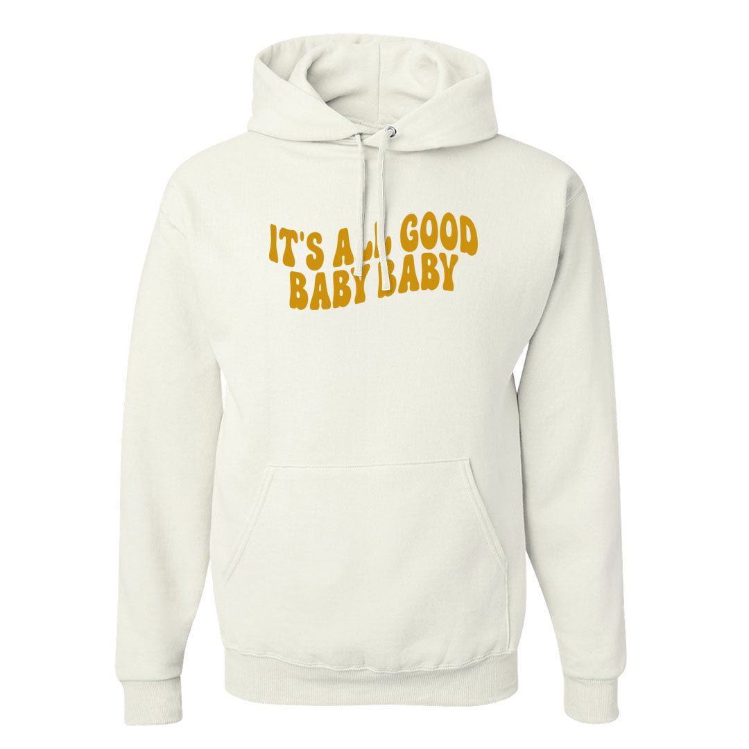 Black Gold Taxi 12s Hoodie | All Good Baby, White