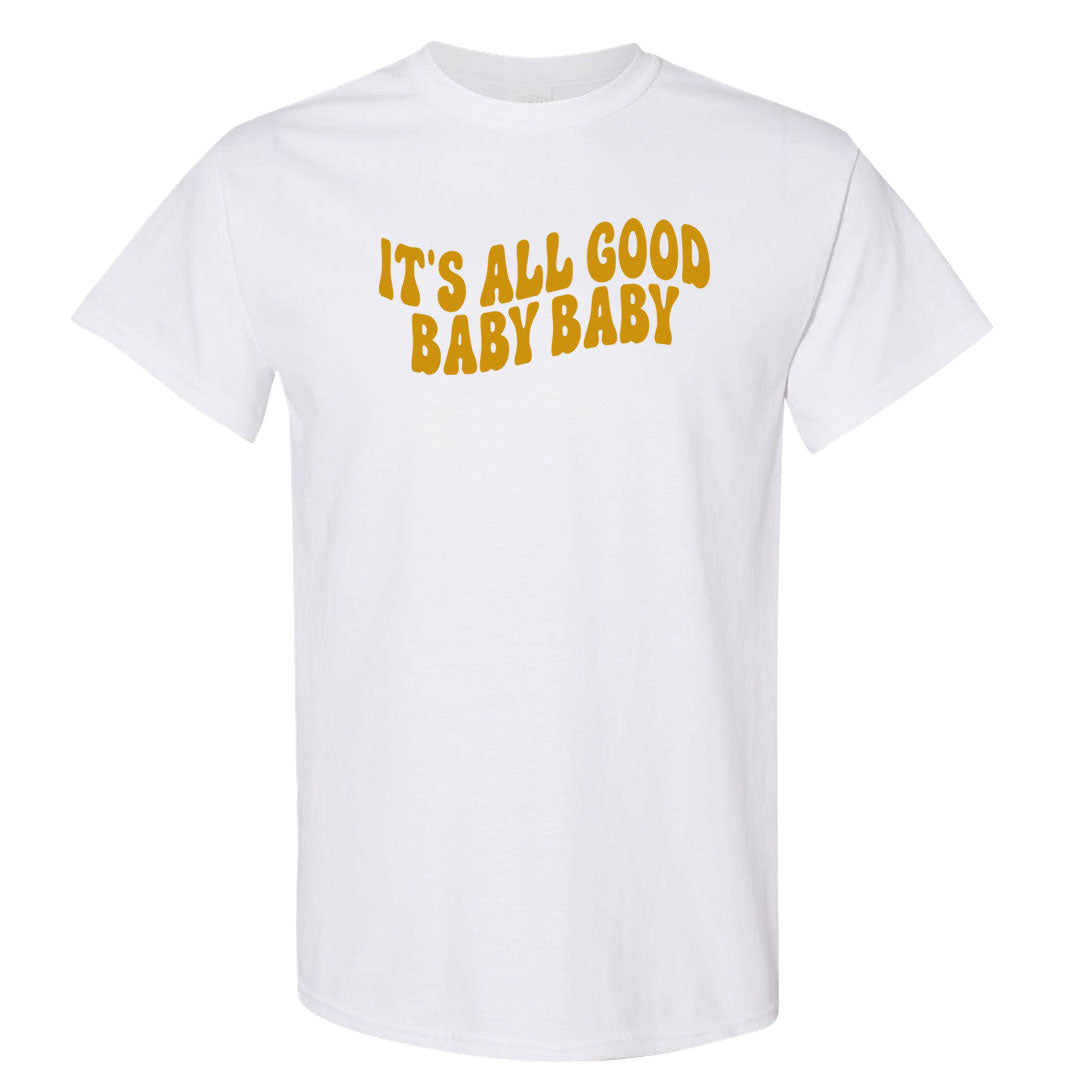 Black Gold Taxi 12s T Shirt | All Good Baby, White