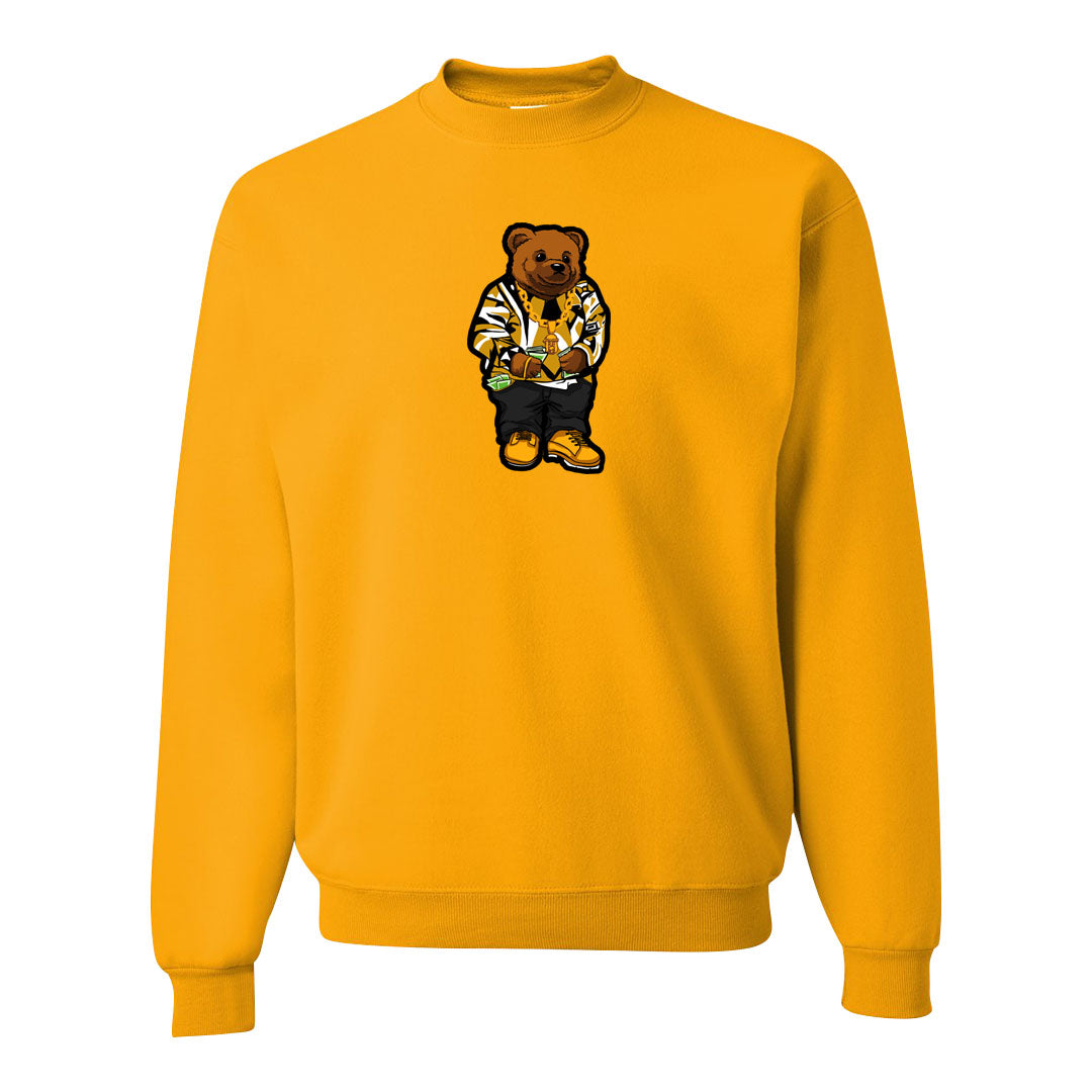 Black Gold Taxi 12s Crewneck Sweatshirt | Sweater Bear, Gold