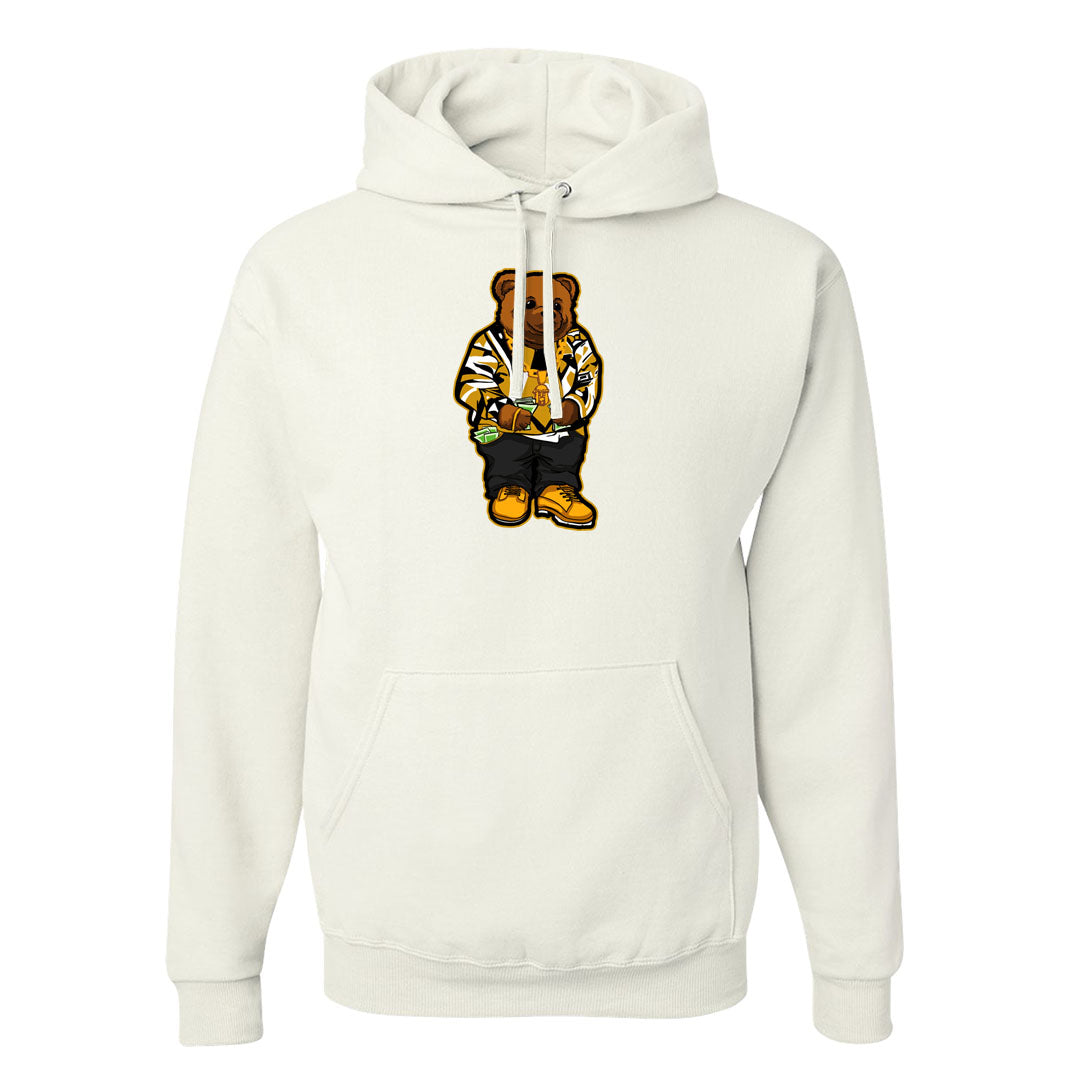 Black Gold Taxi 12s Hoodie | Sweater Bear, White
