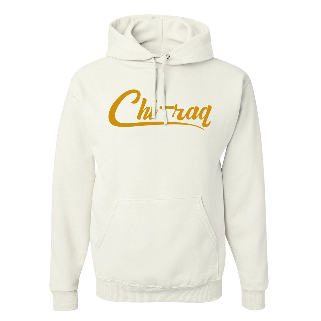 Black Gold Taxi 12s Hoodie | Chiraq, White