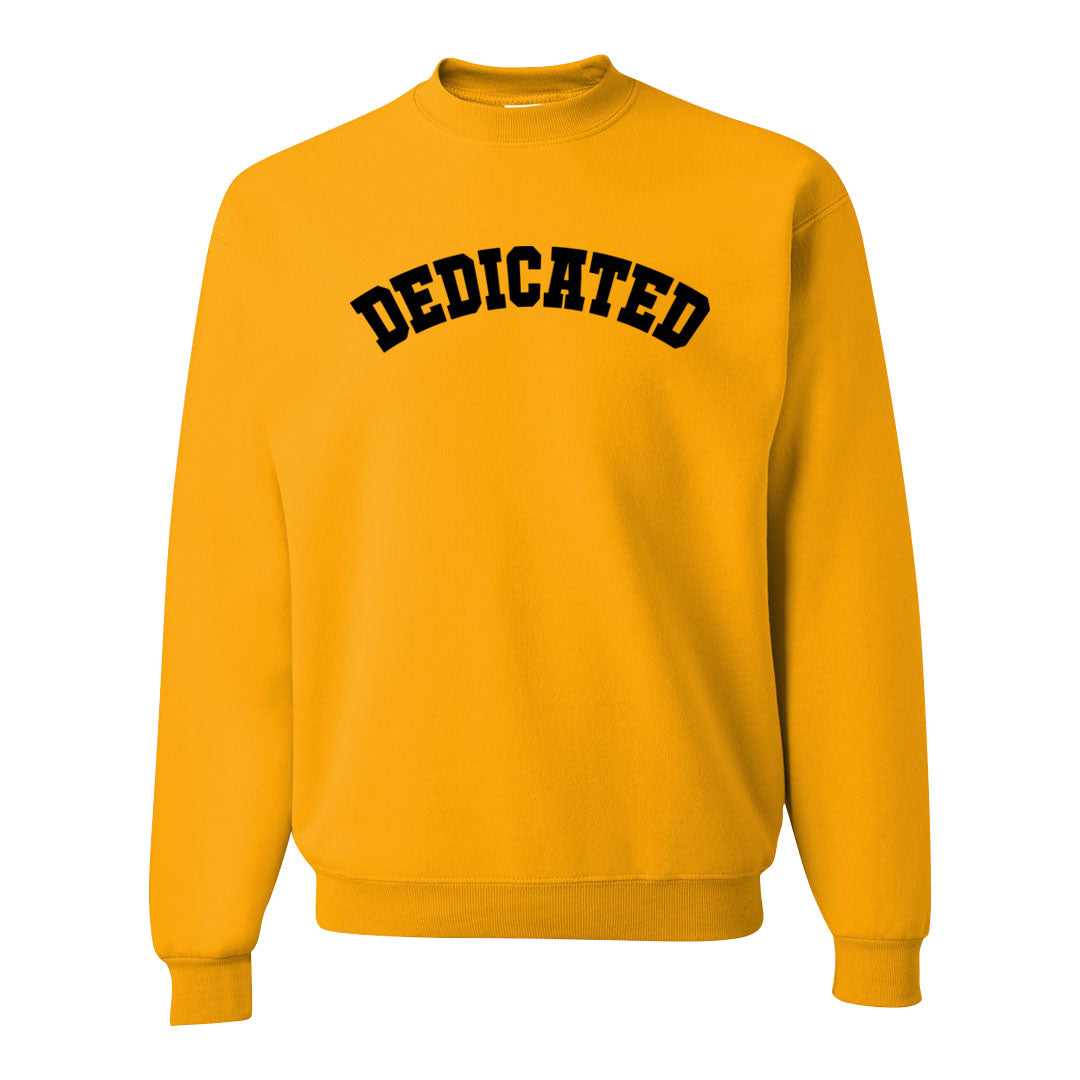 Black Gold Taxi 12s Crewneck Sweatshirt | Dedicated, Gold