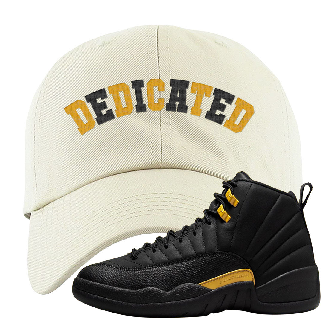 Black Gold Taxi 12s Dad Hat | Dedicated, White