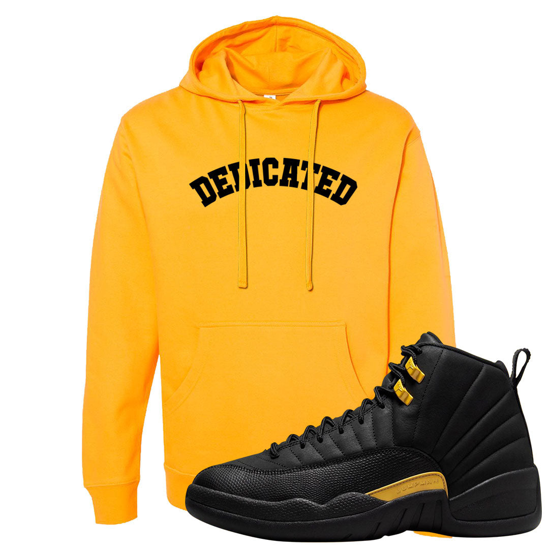 Black Gold Taxi 12s Hoodie | Dedicated, Gold