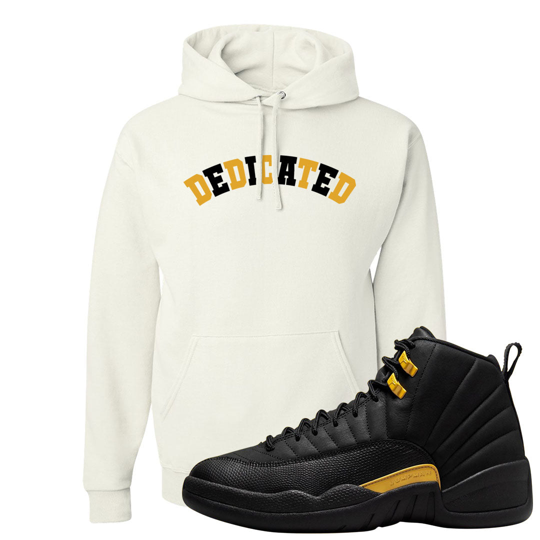 Black Gold Taxi 12s Hoodie | Dedicated, White