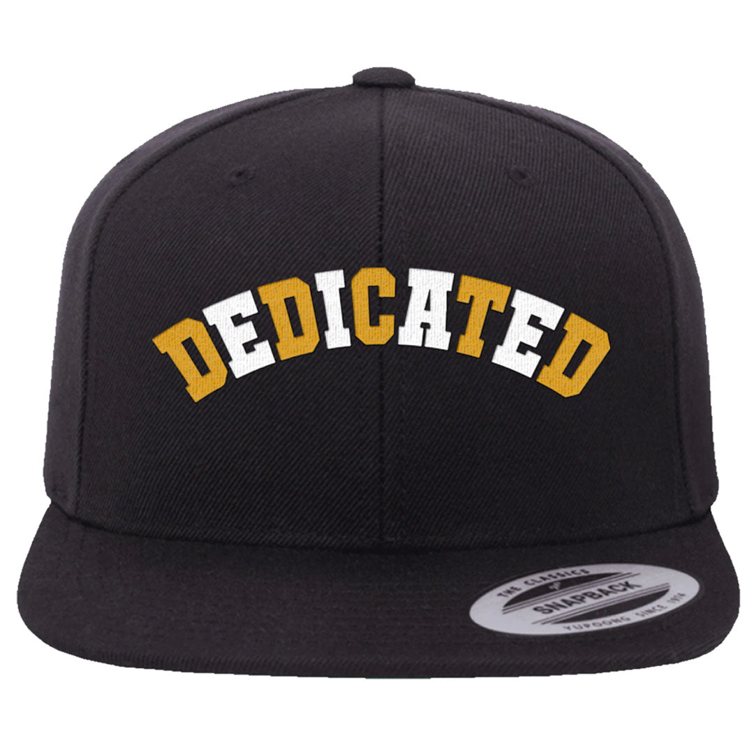 Black Gold Taxi 12s Snapback Hat | Dedicated, Black