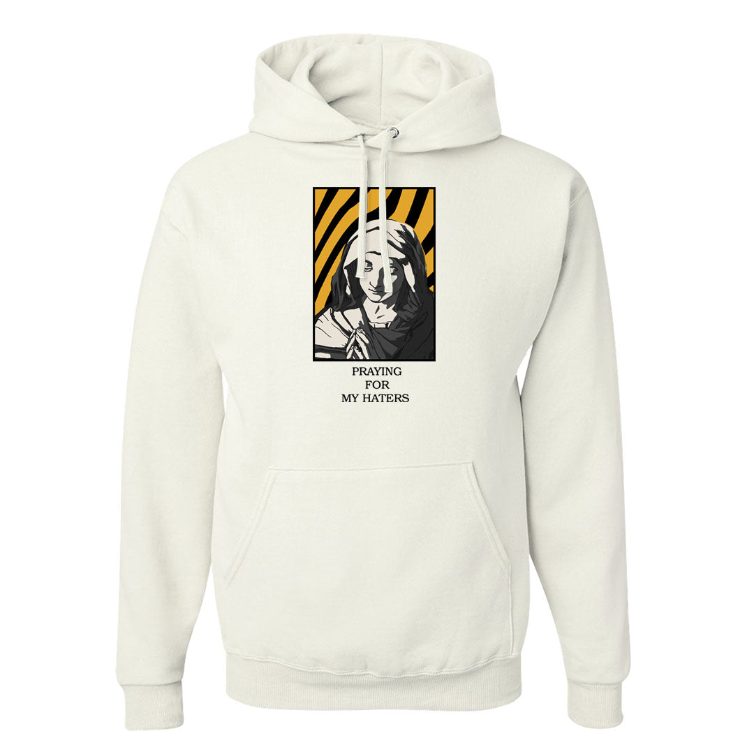 Black Gold Taxi 12s Hoodie | God Told Me, White