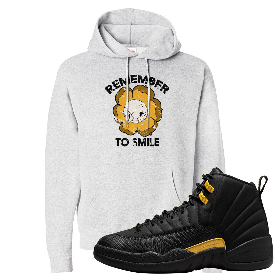 Black Gold Taxi 12s Hoodie | Remember To Smile, Ash