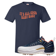 Midnight Navy Golf 12s T Shirt | All Good Baby, Navy