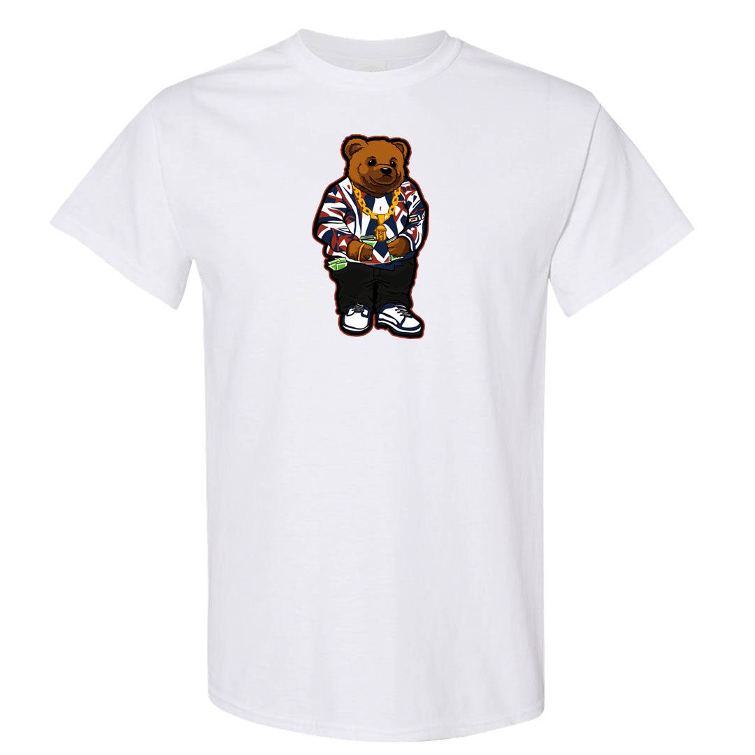 Midnight Navy Golf 12s T Shirt | Sweater Bear, White