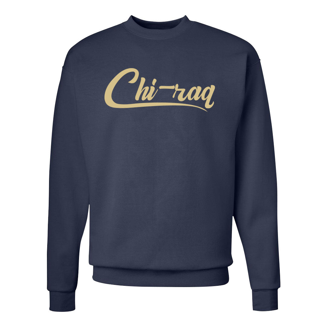 Midnight Navy Golf 12s Crewneck Sweatshirt | Chiraq, Navy
