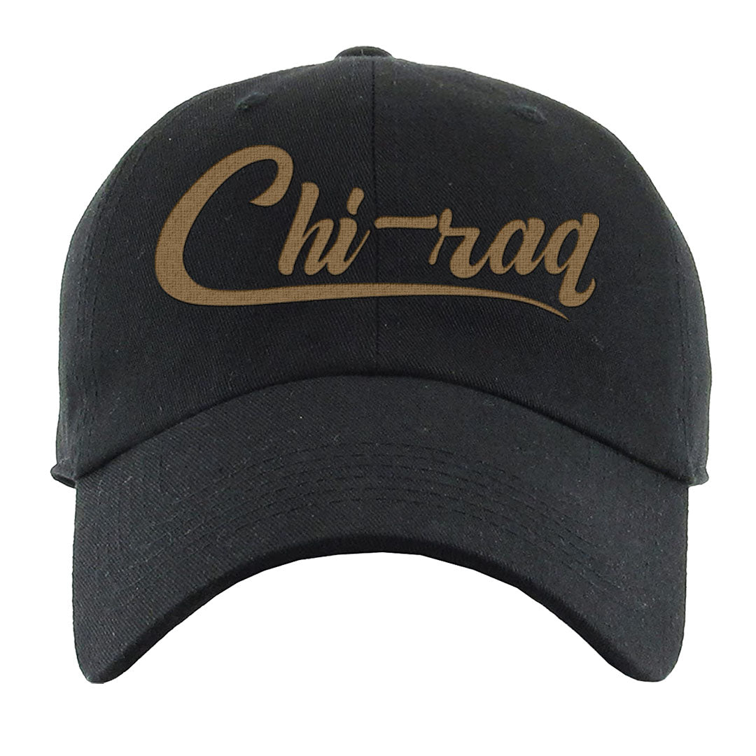 Midnight Navy Golf 12s Dad Hat | Chiraq, Black