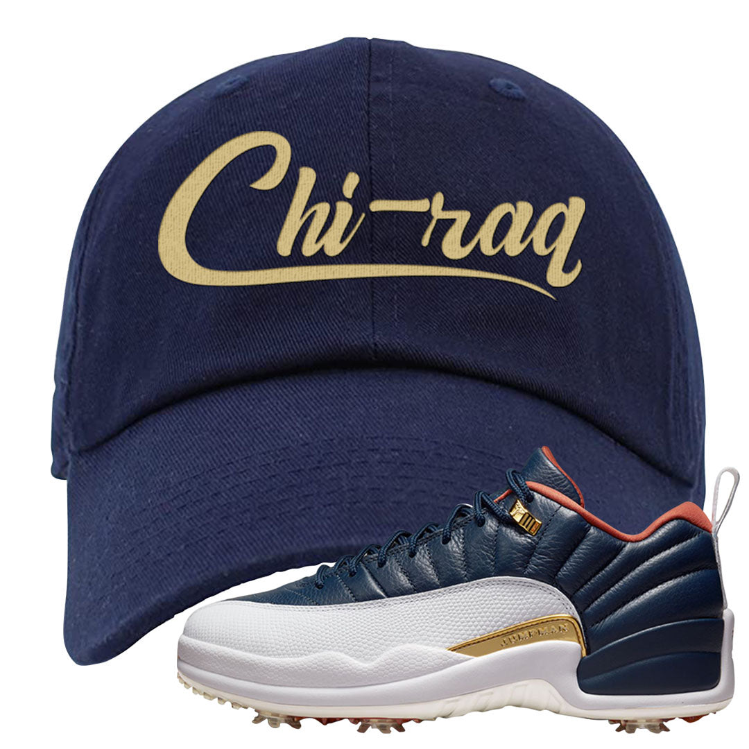 Midnight Navy Golf 12s Dad Hat | Chiraq, Navy