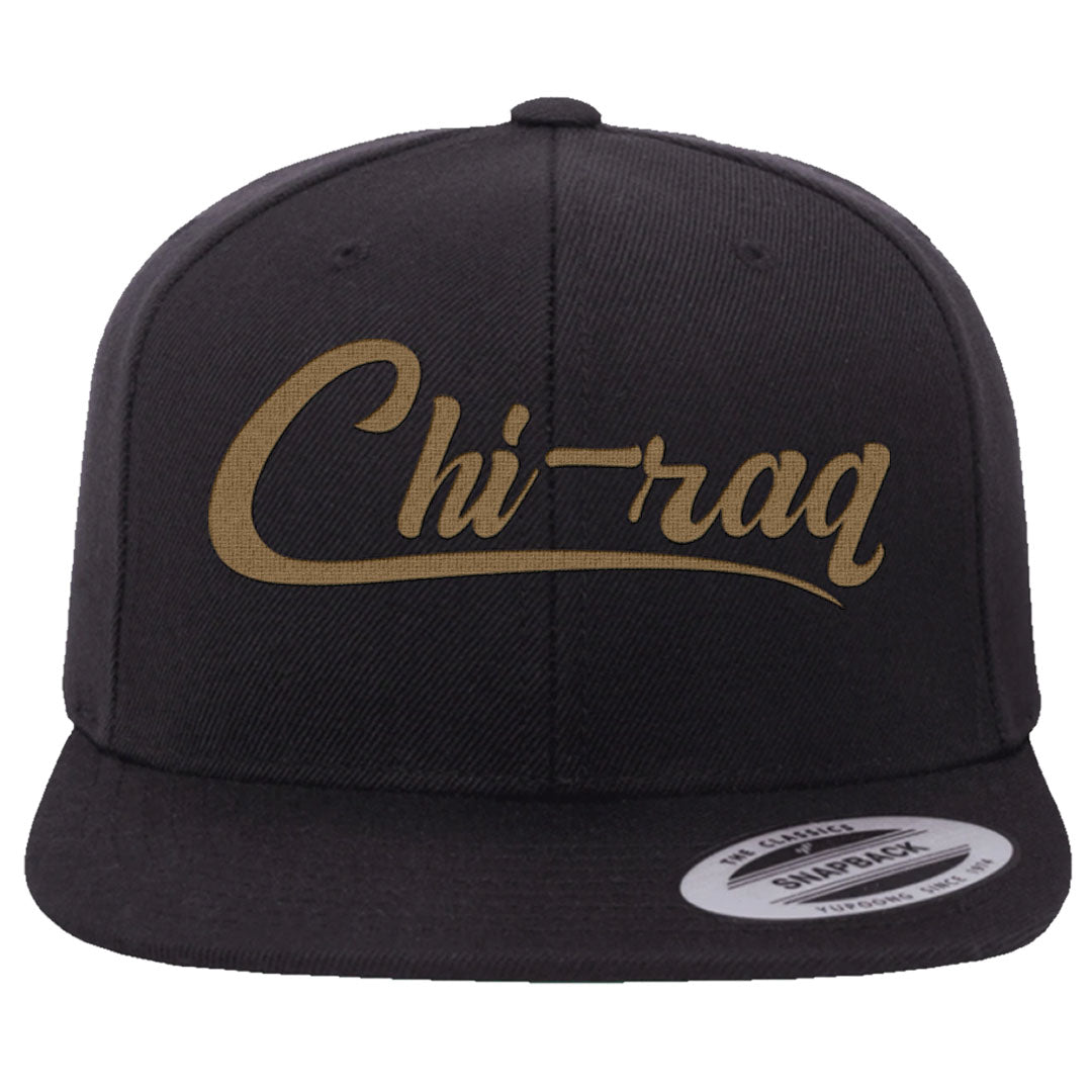 Midnight Navy Golf 12s Snapback Hat | Chiraq, Black