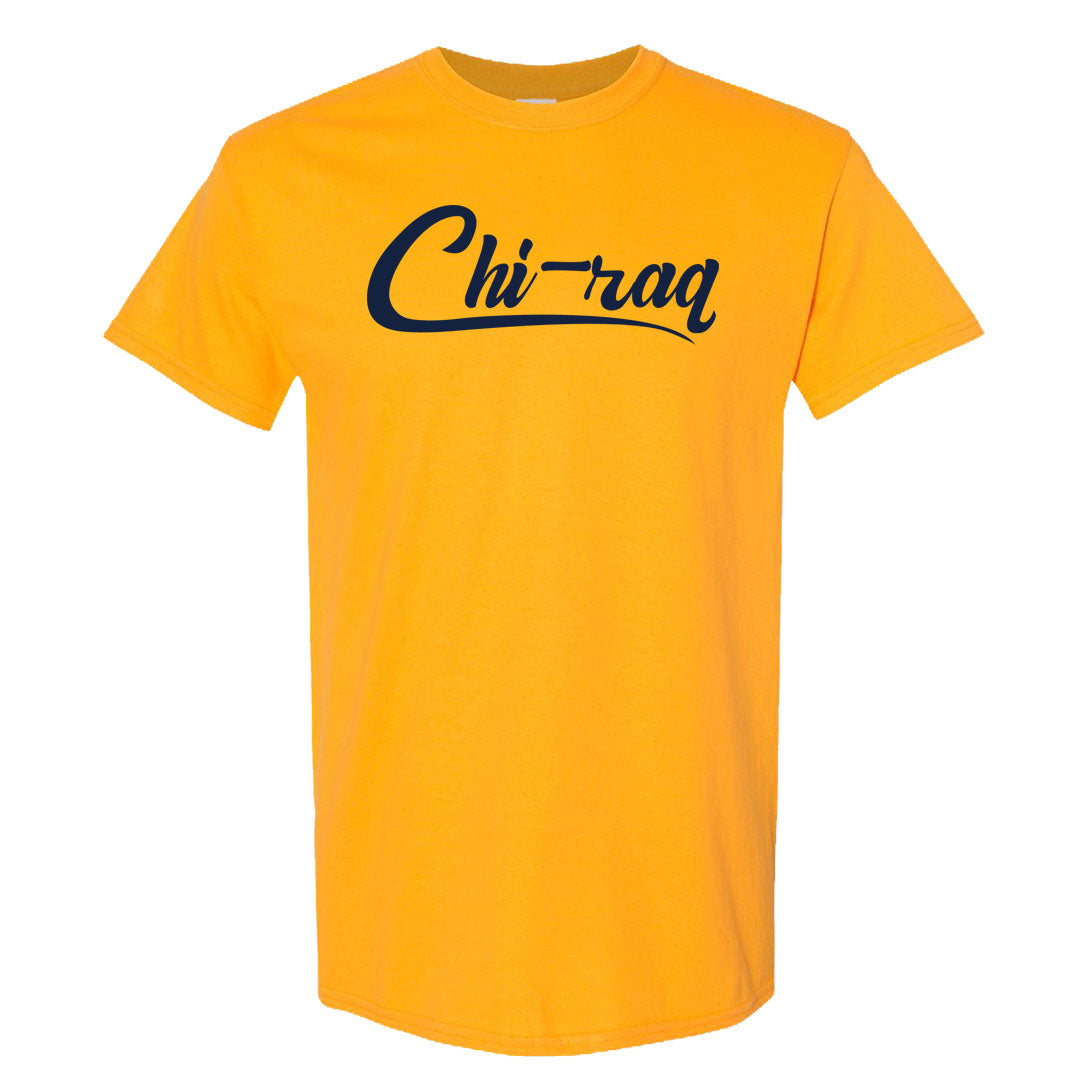 Midnight Navy Golf 12s T Shirt | Chiraq, Gold