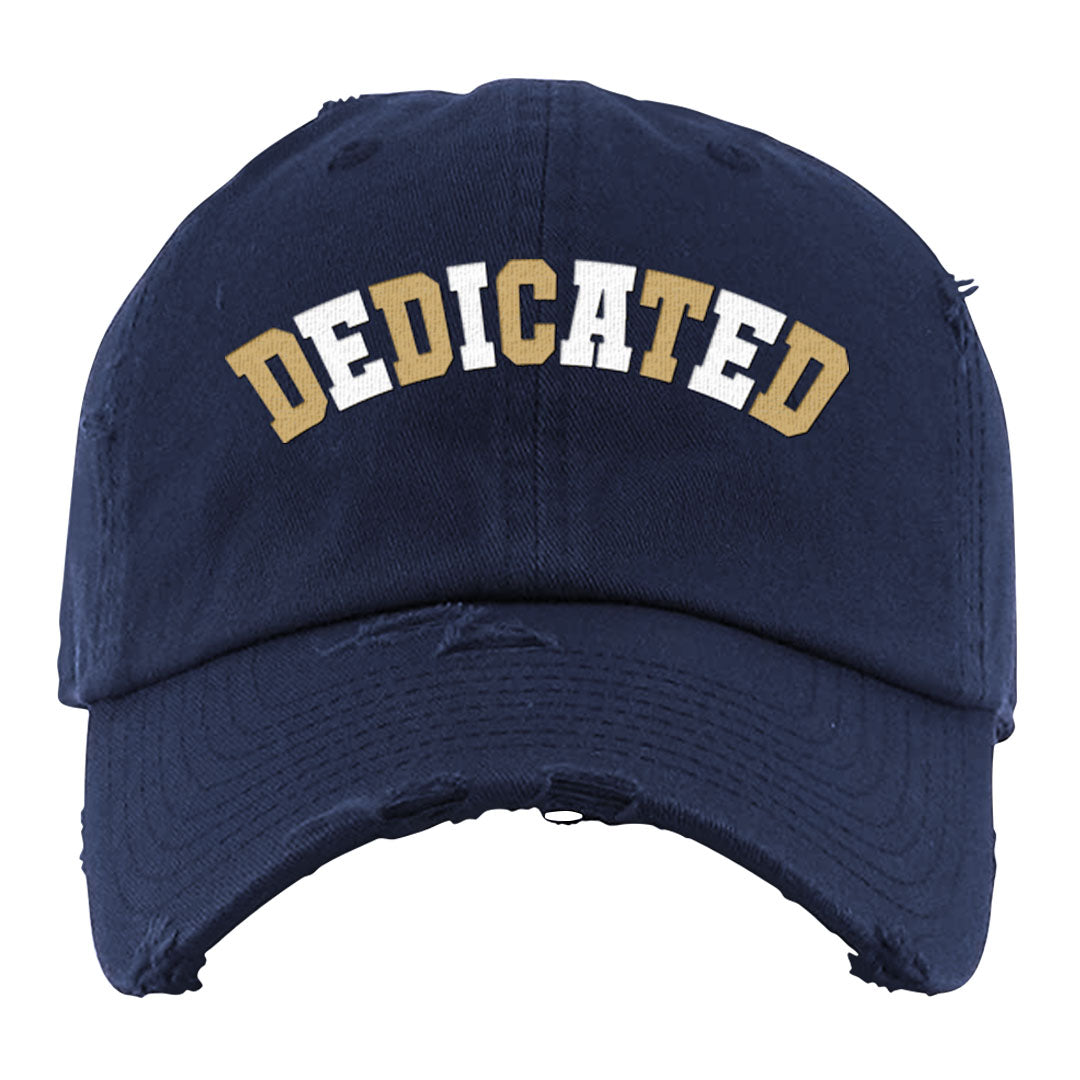 Midnight Navy Golf 12s Distressed Dad Hat | Dedicated, Navy