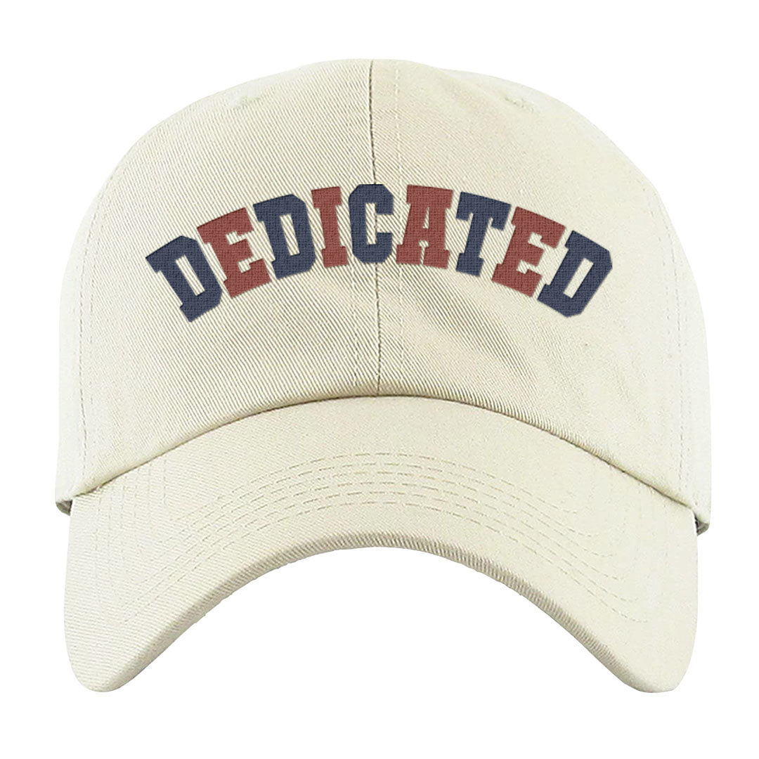 Midnight Navy Golf 12s Dad Hat | Dedicated, White