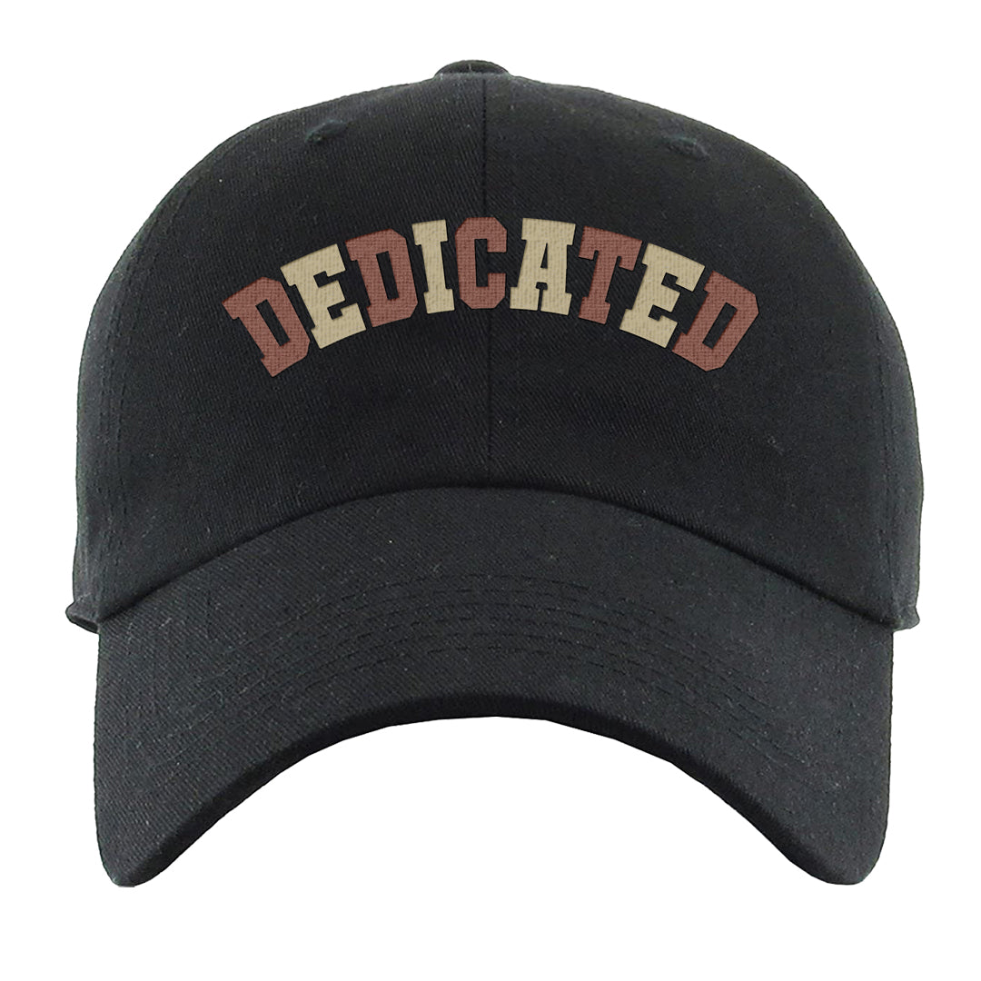 Muslin Black Burnt Sunrise 12s Dad Hat | Dedicated, Black