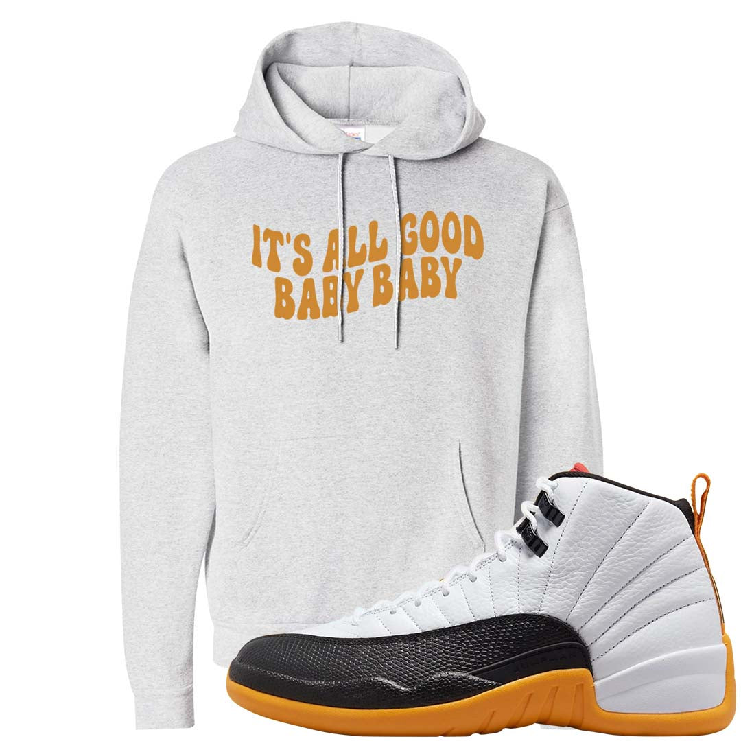 White Black Taxi 12s Hoodie | All Good Baby, Ash