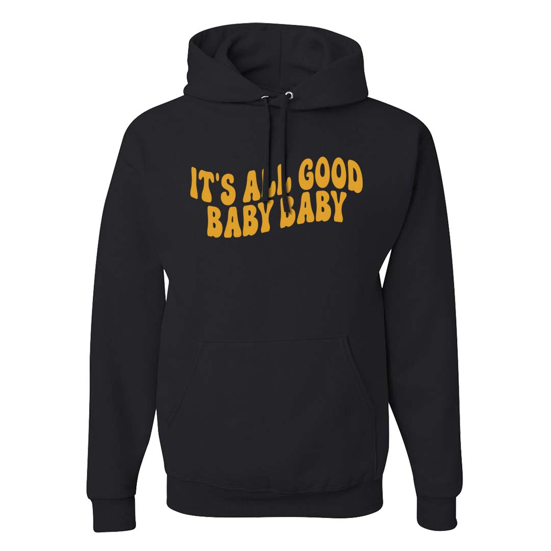 White Black Taxi 12s Hoodie | All Good Baby, Black