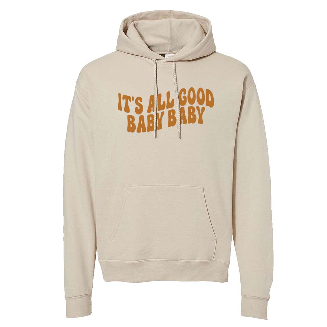 White Black Taxi 12s Hoodie | All Good Baby, Sand