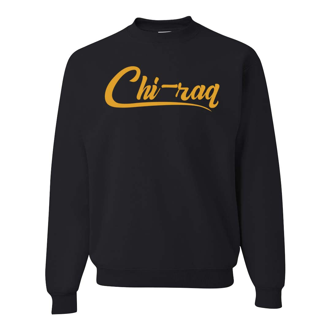 White Black Taxi 12s Crewneck Sweatshirt | Chiraq, Black