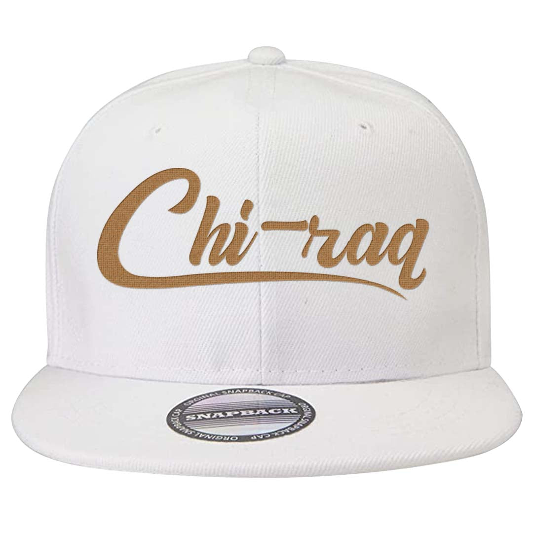 White Black Taxi 12s Snapback Hat | Chiraq, White