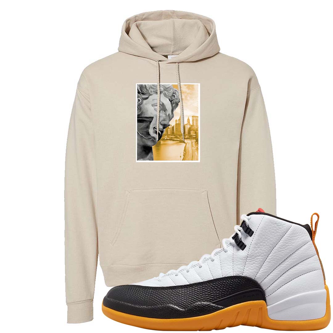 White Black Taxi 12s Hoodie | Miguel, Sand