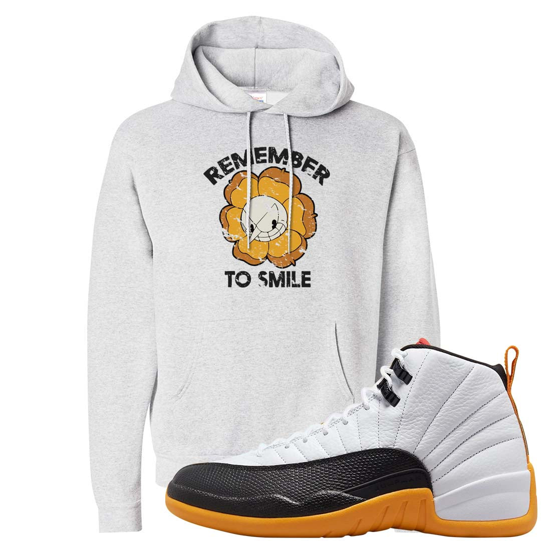 White Black Taxi 12s Hoodie | Remember To Smile, Ash