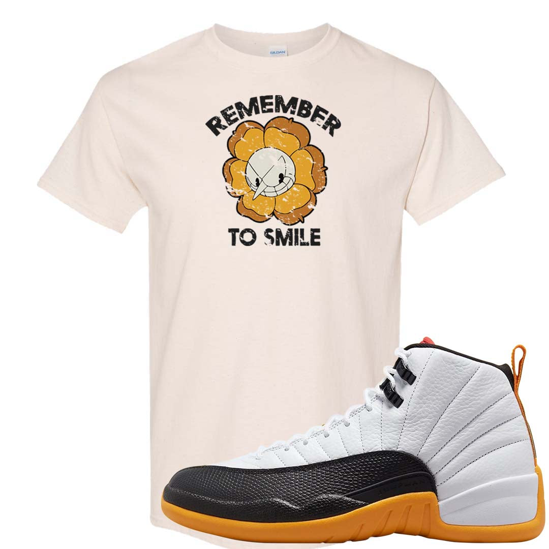 White Black Taxi 12s T Shirt | Remember To Smile, Natural