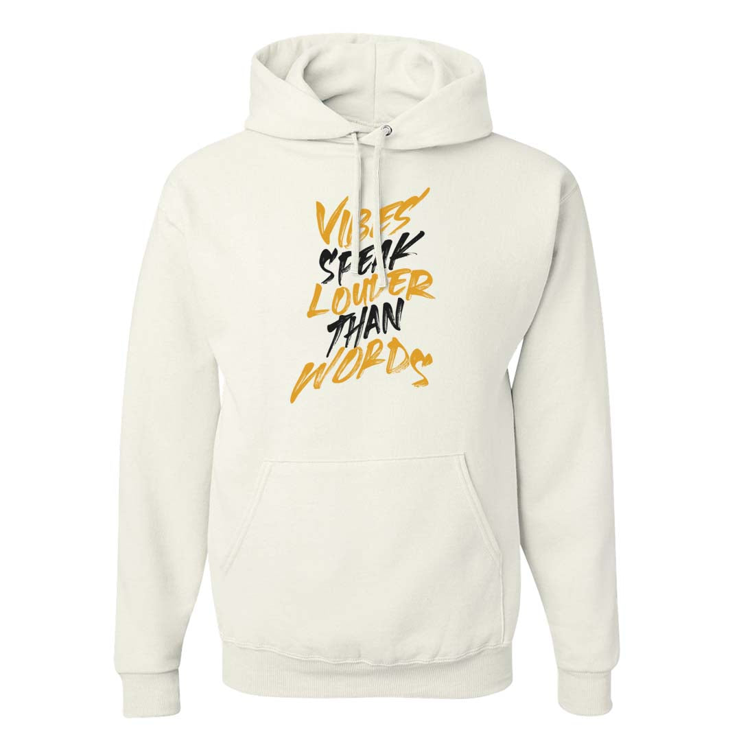White Black Taxi 12s Hoodie | Vibes Speak Louder Than Words, White