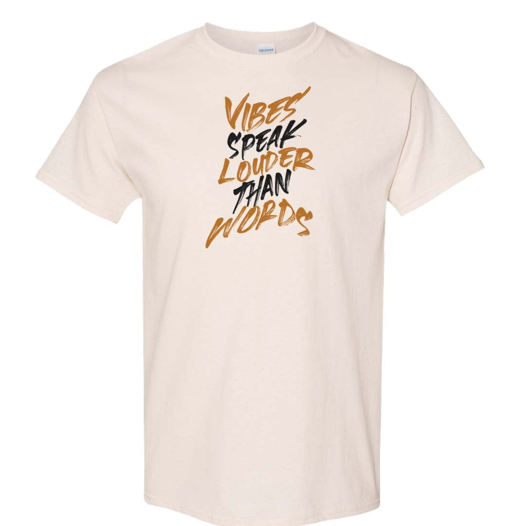 White Black Taxi 12s T Shirt | Vibes Speak Louder Than Words, Natural