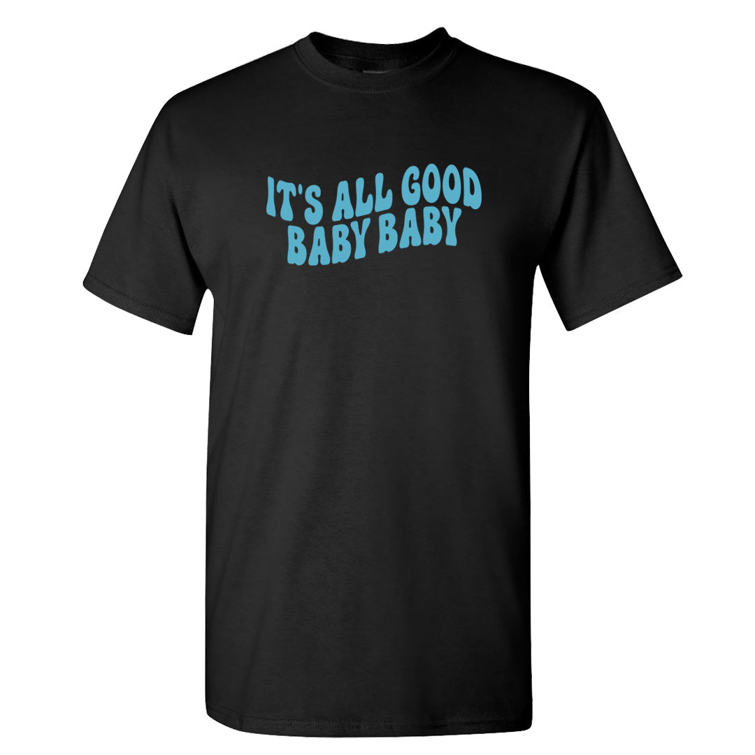 Black University Blue 13s T Shirt | All Good Baby, Black