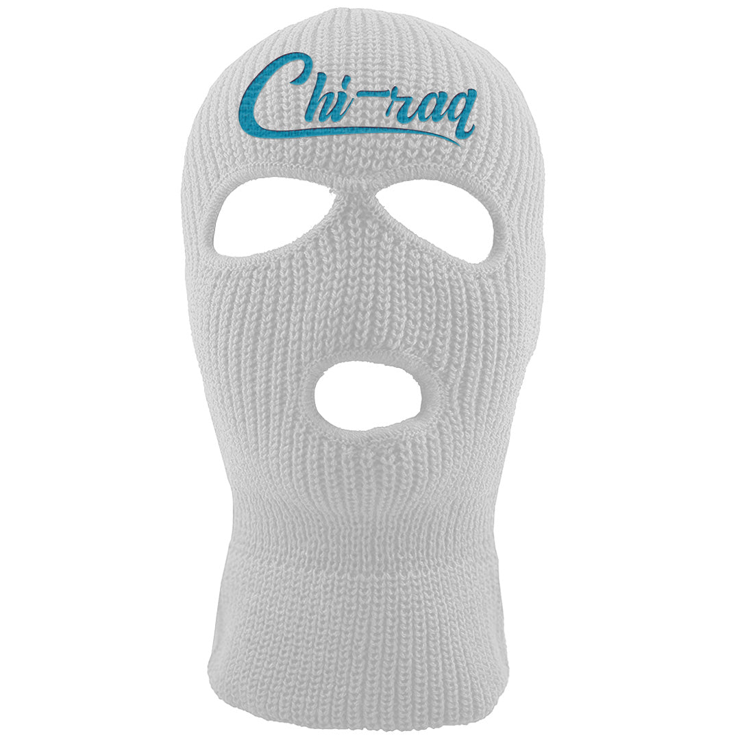 Black University Blue 13s Ski Mask | Chiraq, White