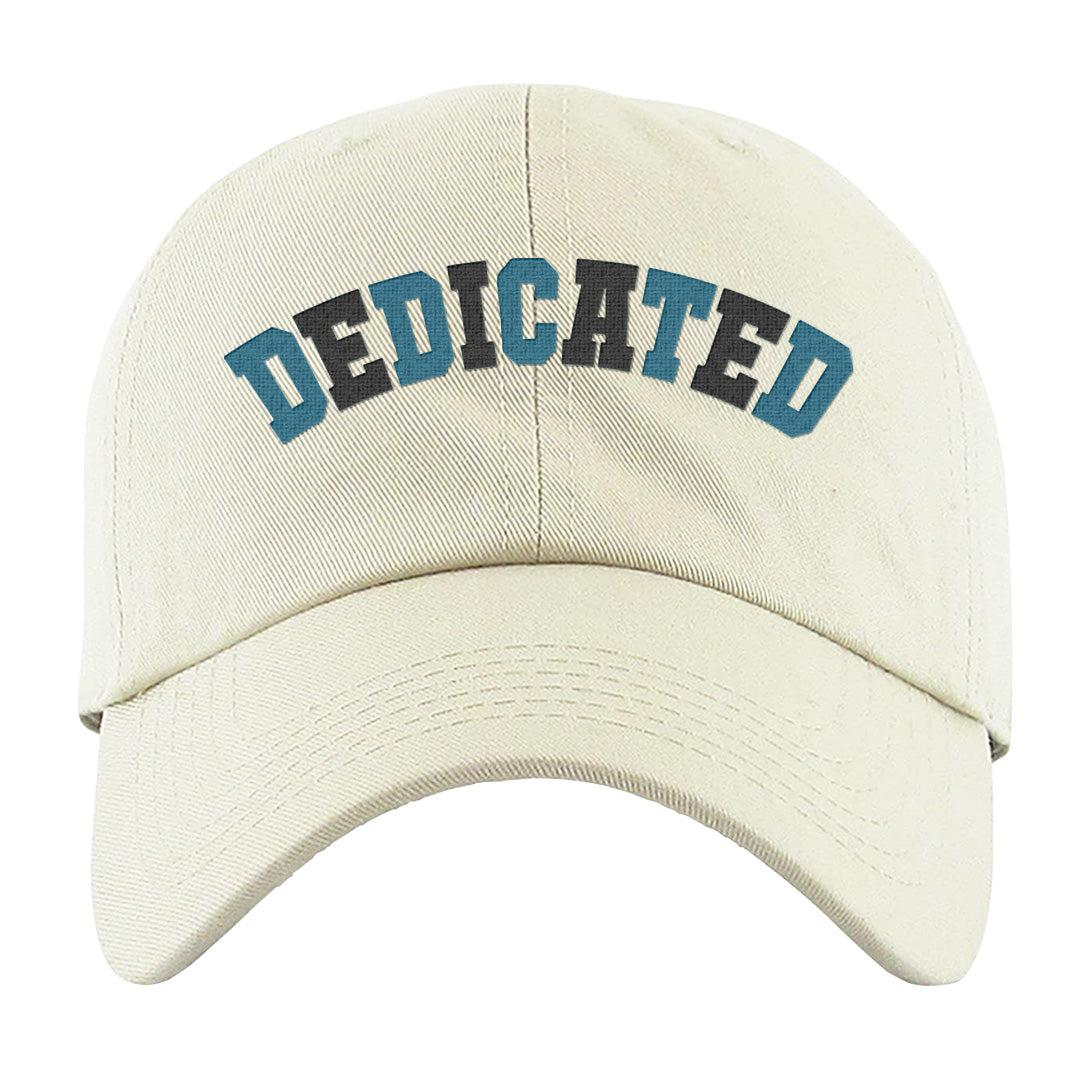 Black University Blue 13s Dad Hat | Dedicated, White