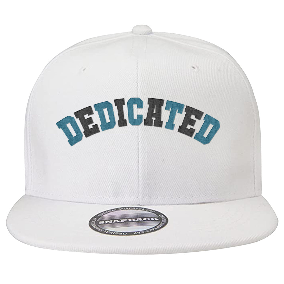 Black University Blue 13s Snapback Hat | Dedicated, White