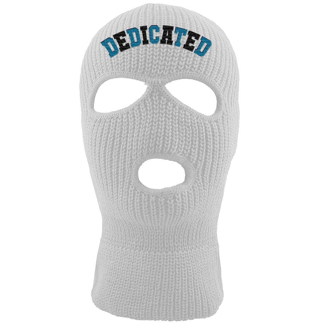 Black University Blue 13s Ski Mask | Dedicated, White