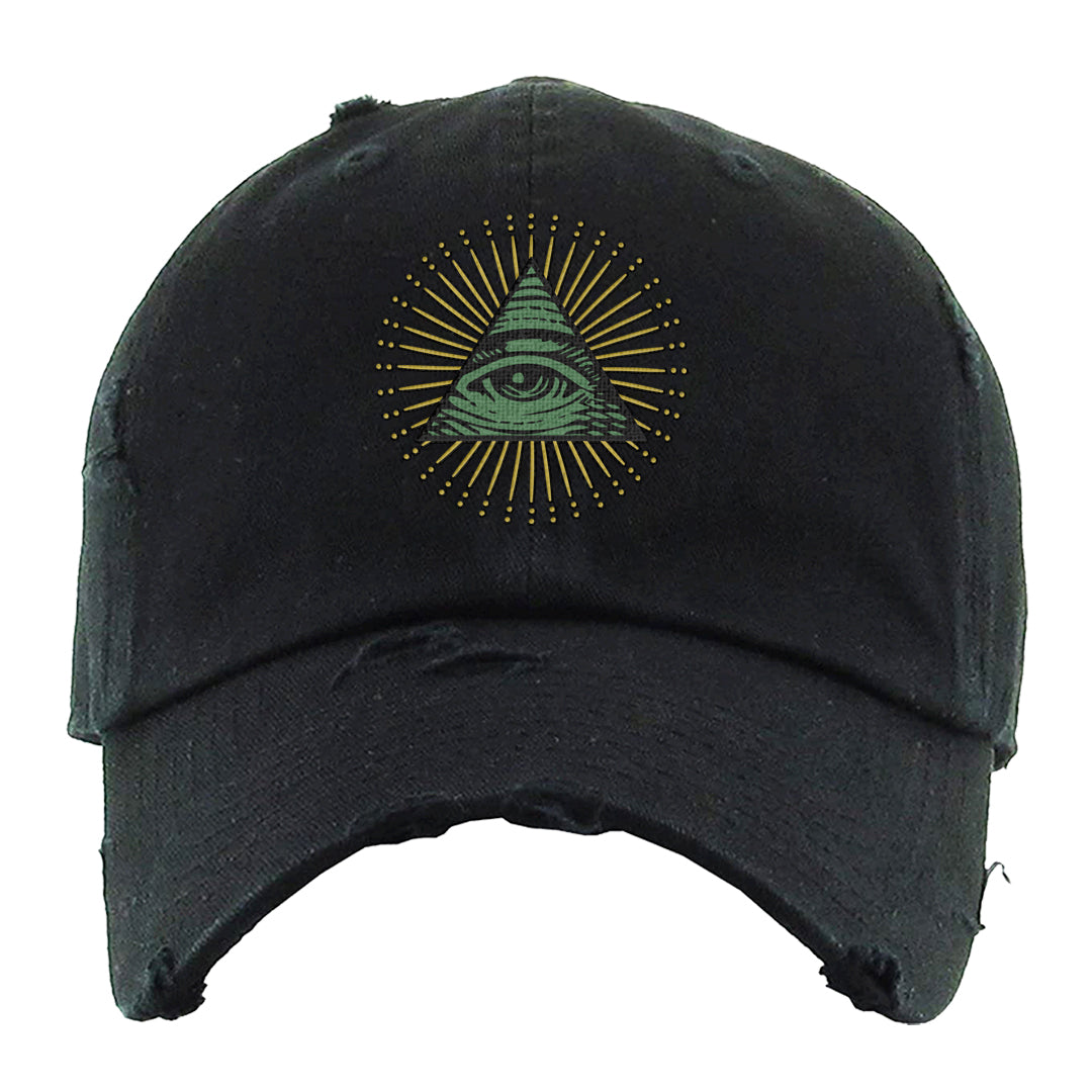 2023 Playoff 13s Distressed Dad Hat | All Seeing Eye, Black