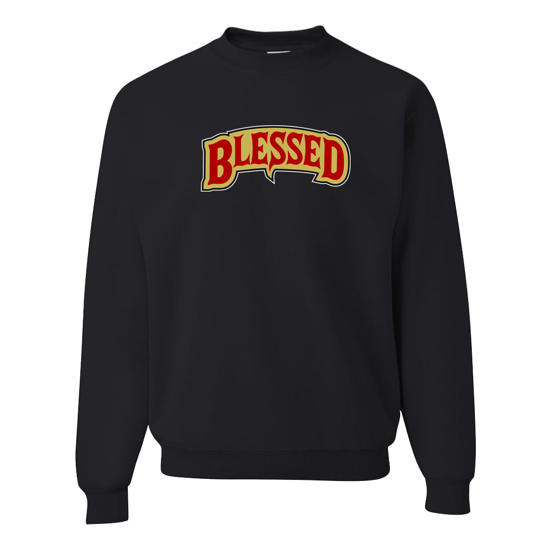 2023 Playoff 13s Crewneck Sweatshirt | Blessed Arch, Black