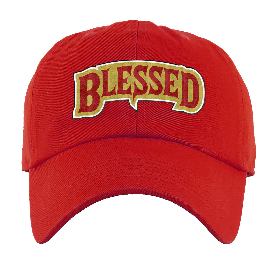 2023 Playoff 13s Dad Hat | Blessed Arch, Red